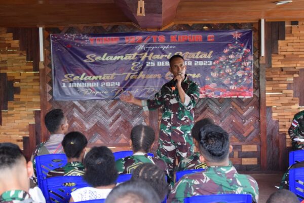 Satgas Pamtas Statis RI-PNG Yonif 122/TS Gelar Open House Dengan 5 Kampung