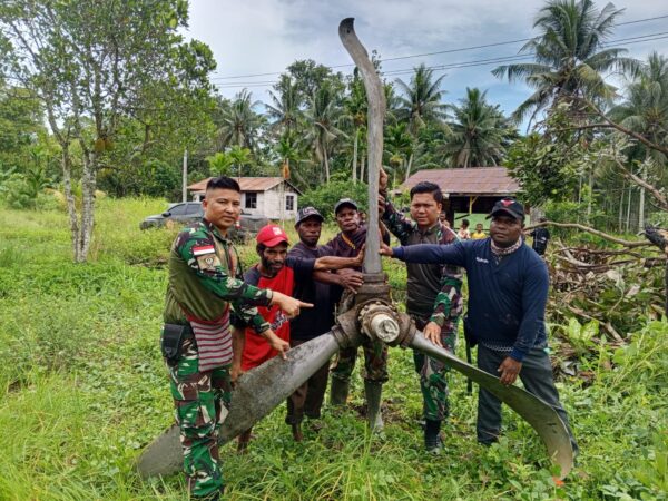 Sejarah 82 tahun Berhasil Terungkap, Satgas Yonif 122/TS Temukan Bangkai Pesawat di Hutan Keramat Amyu Perbatasan RI-PNG