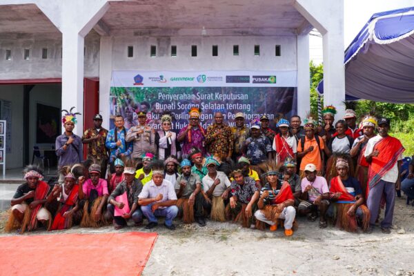 Sorong Selatan Resmi Akui Masyarakat Adat dan Wilayah Adat