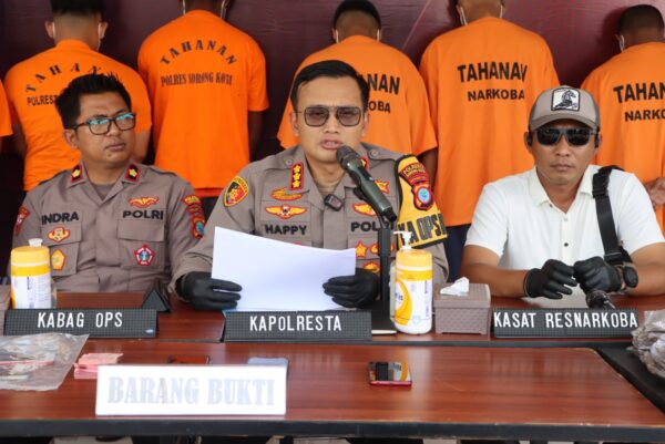 Polresta Sorong Kota Rilis Pengungkapan 2 Kasus Ganja, 2 Kasus Curanmor dan 1 Kasus Penipuan