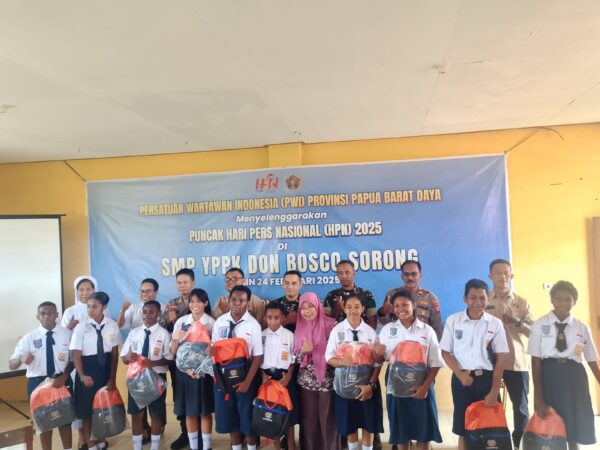PWI Papua Barat Daya Gelar Puncak HPN 2025 di SMP YPPK Don Bosco Sorong