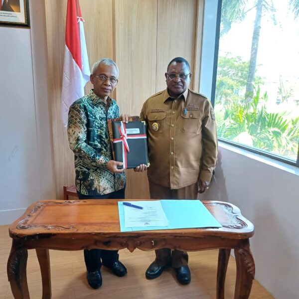 Bupati Karel Murafer Serahkan LKPD 2024  Kepada BPK RI
