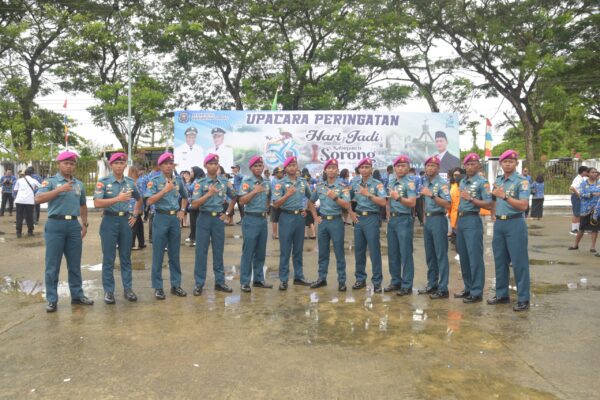 Wujudkan Sinergitas Tanpa Batas, Prajurit Petarung Pasmar 3 Ambil Bagian Dalam Rangkaian Puncak Peringatan HUT ke-58 Kabupaten Sorong