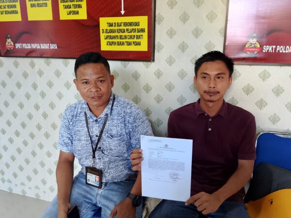 Kuasa Hukum PT BJA Lapor Mantan Walikota Sorong di Polda PBD