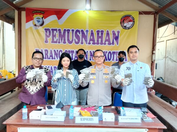 Satresnarkoba Polres Tambrauw Baru Terbentuk Berhasil Ungkap Kasus Ganja 268,03 Gram