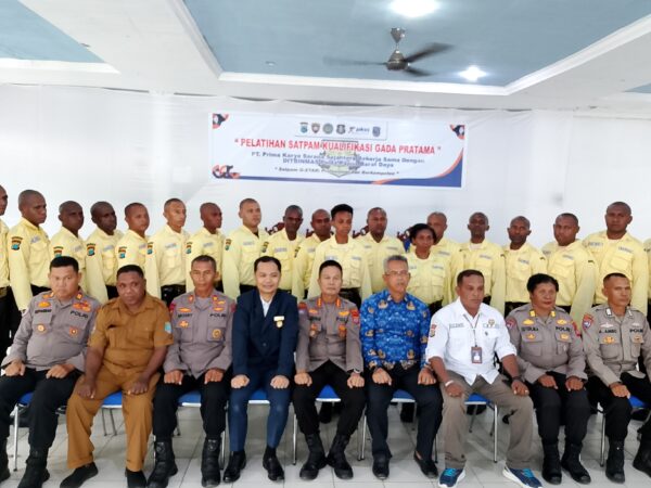 Pelatihan Satpam Gada Pratama Resmi Dibuka, Dirbinmas Polda PBD Tekankan Profesionalisme Pengamanan