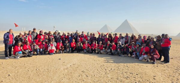 Peserta Ziarah Rohani Papua Barat Kunjungi Piramida Mesir