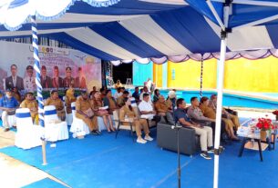 Kapolda dan Gubernur Papua Barat Daya Hadiri Pendistribusian Beras SPHP Secara Serentak Bersama Kapolri