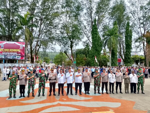 Polda Papua Barat Daya Gelar Apel Siaga Satkamling Jelang Natal 2025 dan Tahun Baru 2026