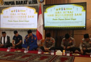 Polda Papua Barat Daya Peringati Isra Miraj 1447 H, Perkuat Iman dan Kepedulian Sosial Personel Polri
