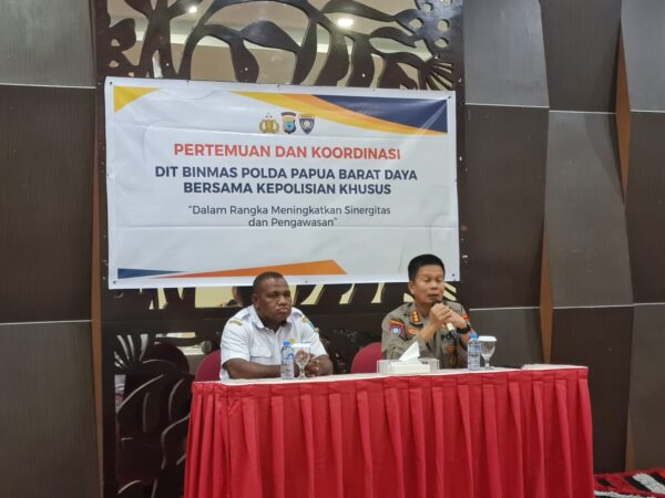 Dit Binmas Polda Papua Barat Daya Gelar Pertemuan Koordinasi Polsus, Perkuat Sinergitas dan Pengawasan