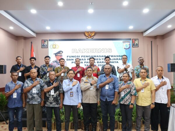 Rakernis Pengawasan Itwasda dan Siwas Jajaran Polda Papua Barat Daya Digelar di Sorong