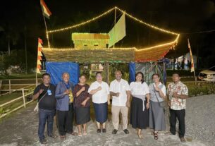 Lingkungan 6 Pantura Gelar Lomba Gapura Perahu Hias Sambut HUT PI ke-171