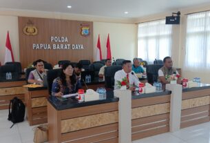 Rakor Implementasi Keputusan Kepala BPN Nomor 4 Tahun 2026, Satgas SABER Pangan Diperkuat di Papua Barat Daya