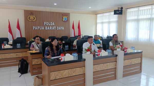 Rakor Implementasi Keputusan Kepala BPN Nomor 4 Tahun 2026, Satgas SABER Pangan Diperkuat di Papua Barat Daya