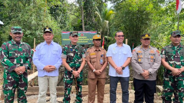 Asisten Teritorial Kodal XIV Hadiri Groundbreaking Pembangunan Jembatan Garuda di Sorong
