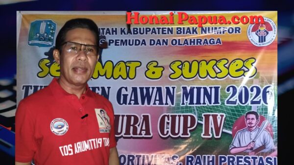 Turnamen Gawang Mini Pattimura Cup 2026 Resmi Dibuka Wakil Bupati Biak Numfor