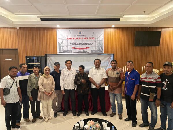 Polda PBD dan Serikat Buruh Perkuat Sinergitas Jelang May Day 2026 di Kota Sorong