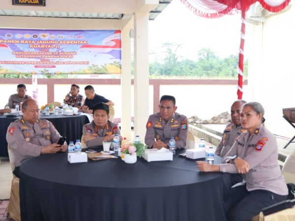 Polda Papua Barat Daya Dukung Ketahanan Pangan Nasional, Gelar Panen Raya Jagung dan Ground Breaking Gudang Pangan Polri
