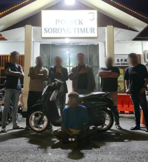 Tim Paniki Polsek Sorong Timur Ungkap Kasus Curanmor, Pelaku Berhasil Diamankan