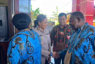 Polda Papua Barat Daya Hadiri Ibadah Syukur HUT ke-41 GPI Papua di Kota Sorong