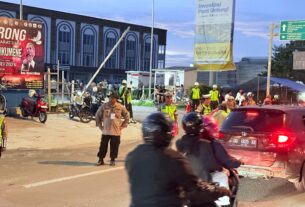 POLDA PAPUA BARAT DAYA LAKUKAN PENGAMANAN KETAT KKR OIKUMENE DI PANTAI REKLAMASI KOTA SORONG