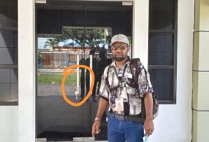 Kantor DPRD Papua Barat Daya Di Gembok, Ferry Onim Pertanyakan Akses Penyampaian Aspirasi Masyarakat