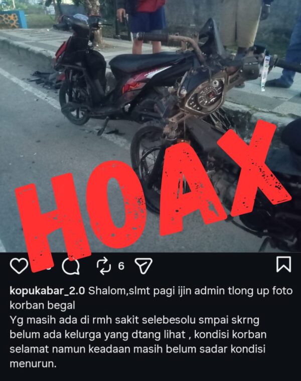 Polresta Sorong Kota Tegaskan Insiden KM 9 Bukan Aksi Begal, Melainkan Kecelakaan Lalu Lintas Murni