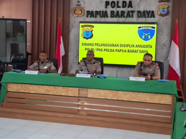 Mangkir Dinas 10 Hari, Anggota Ditreskrimum Polda Papua Barat Daya Jalani Sidang Disiplin