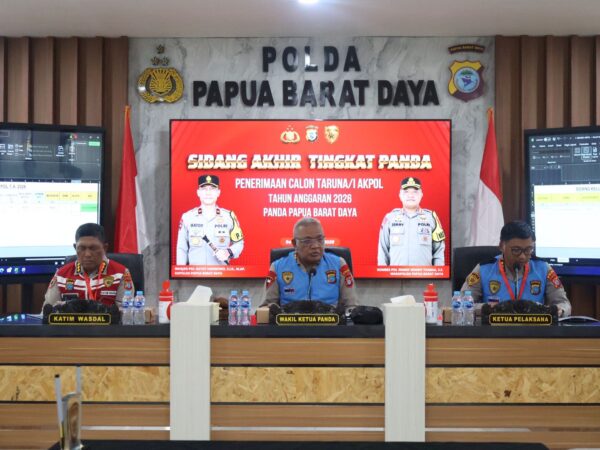 Sidang Akhir Panda Akpol 2026, Tiga Calon Taruna/Taruni Papua Barat Daya Lolos ke Seleksi Panpus
