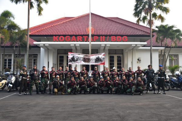Kaskogartap II/Bandung Pimpin Touring Sekaligus Kunjungan Kerja ke Bogor dan Cilegon