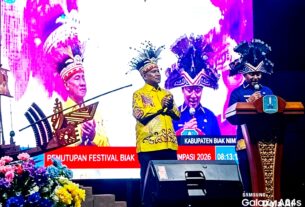 Penutupan Festival Biak Munara Wampasi 2026, Pemkab Biak Numfor Ajak Masyarakat Lestarikan Budaya demi Pertahankan Status KEN