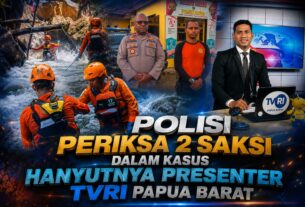 Polisi Periksa Dua Saksi, Pencarian Presenter TVRI Papua Barat yang Hanyut di Sungai Memti Terus Berlanjut