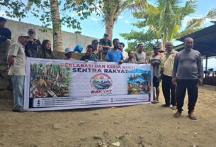 LSM Sentra Rakyat Papua Barat Daya Deklarasi dan Revitalisasi Pasar Boswesen, Tegaskan Komitmen Perjuangkan Kesejahteraan Rakyat
