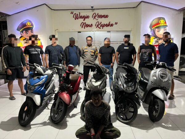 Aksi 29 Kali Mencuri Terbongkar, Polisi Buru Dua Komplotan dan Telusuri Jaringan Penadah di Sorong