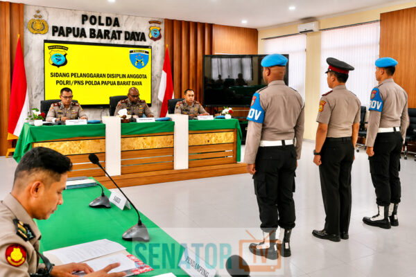 Kapolda Audie Latuheru Buktikan Tak Ada Ampun! Tiga Anggota Polri Disidang, Perwira hingga Bintara Dijatuhi Sanksi Disiplin