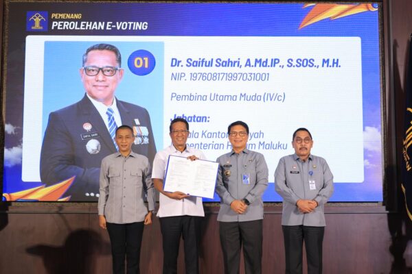 Menteri Hukum Uji Coba E-Voting Pengisian Jabatan, Kakanwil Pabar Nyatakan Siap Dukung