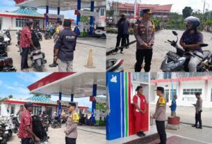 Kapolres Biak Numfor Pantau Ketat Penertiban BBM Subsidi, Antrean di SPBU Ridge Kembali Normal