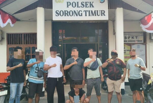 Team Paniki Polsek Sorong Timur Tangkap Terduga Pencuri Tablet di Aimas