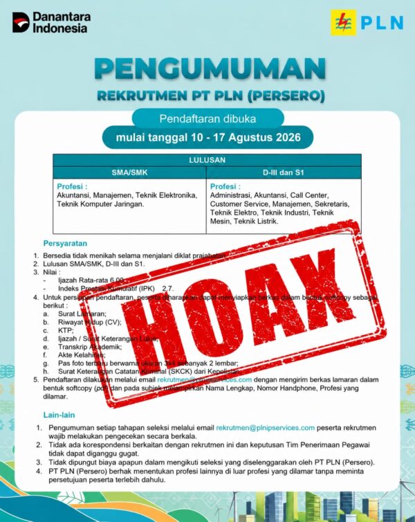 Polda PBD Ingatkan Warga Waspadai Penipuan Rekrutmen Mengatasnamakan BUMN