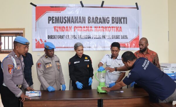 3,36 Gram Sabu Dimusnahkan Polda PBD, Barang Bukti Dihancurkan hingga Tak Bisa Kembali Beredar