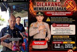 Hadapi Cuaca Panas Ekstrem, Bupati, Wakil Bupati dan Kapolres Biak Numfor Imbau Warga Stop Bakar Lahan Sembarangan