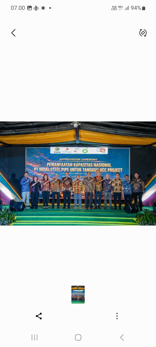 Coating 5.700 Sambungan Pipa Tangguh UCC Rampung, Industri Nasional Tunjukkan Kapasitas