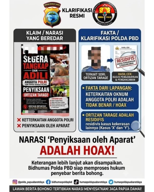 Polisi Pastikan Tak Ada Laporan Penganiayaan terhadap OT, Data Perkara Kembali Dicek