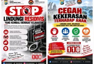 Polda Papua Barat Daya Ajak Warga Putus Mata Rantai Kejahatan, Lindungi Anak dari Kekerasan