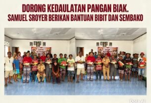 Semuel Sroyer Dorong Masyarakat Adat Jadi Penggerak Lumbung Pangan Biak