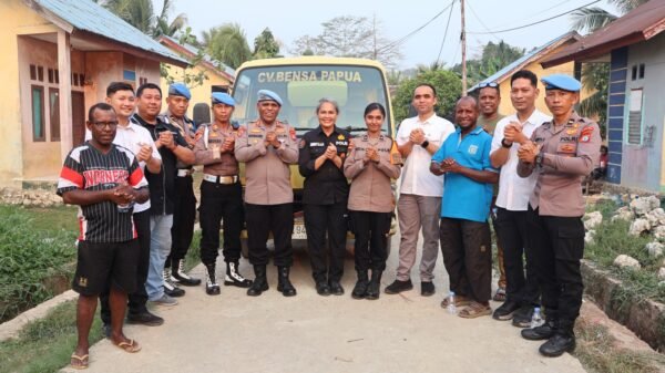 HUT PROPAM KE-24, BIDPROPAM POLDA PBD SALURKAN 40.000 LITER AIR BERSIH UNTUK WARGA WARMon KOKODA