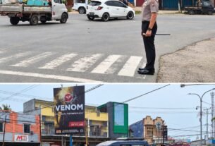 Kapolda dan Wakapolda Papua Barat Daya Turun ke Jalan, Atur Lalu Lintas Pagi di Aimas dan Km 10