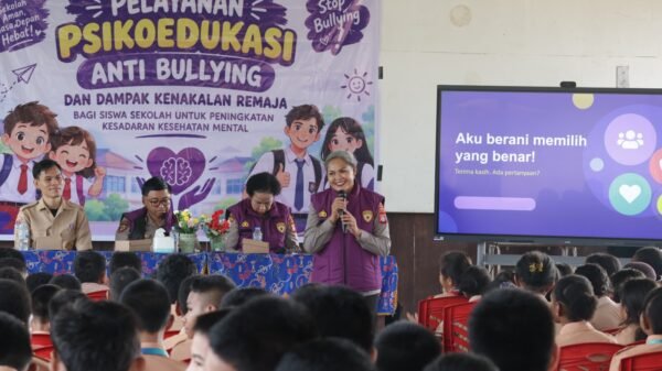 Cegah Bullying Sejak Dini, Polda Papua Barat Daya Edukasi Siswa SD dan SMP YPPK Moria