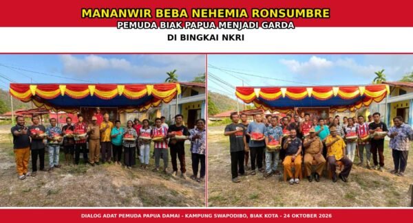 Jelang Sumpah Pemuda ke-98, Nehemia Ronsumbre Ajak Pemuda Papua Jaga Adat dan Lawan Hoaks